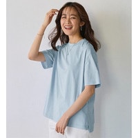 【汗ジミ対策◎】＜エアリーアイスコットン＞オーバーサイズTシャツ【半袖】