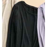 カシミヤ入りクルーネックプルオーバー