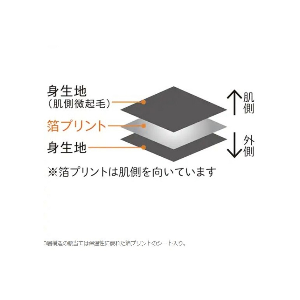 あったか微起毛腰当て付レギンス　大きいサイズ レディース4