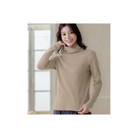 吸湿発熱素肌よろこぶ綿１００％タートル　あったかインナー　大きいサイズ レディース