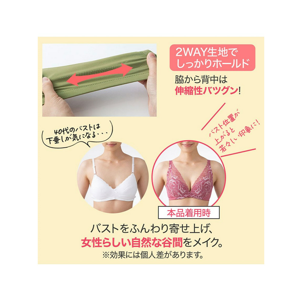 ４０代からのこっそりお腹すっきりショーツ（ショーツ単品）ラクでもキレイブラジャーは（別売）　大きいサイズ下着6