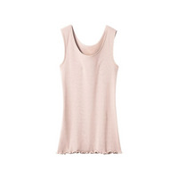 オーガニックコットンリブタンクトップ　大きいサイズ レディース