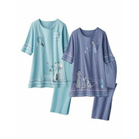 キシリトールでひんやりネコパジャマ２着組