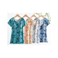 綿１００％お洒落なカップ付Ｔシャツ４色組