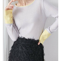 配色デザインプルオーバー　　　　　　　　  