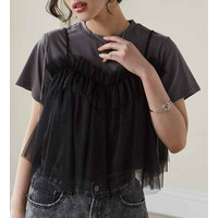 チュールビスチェドッキングＴシャツ