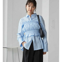 ビスチェ×レギュラーカラーシャツ