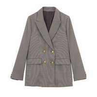 ゴールドボタンWテーラードジャケット