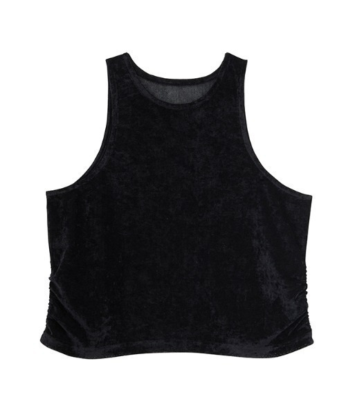 2WAYレイヤードシアーベロアトップス6