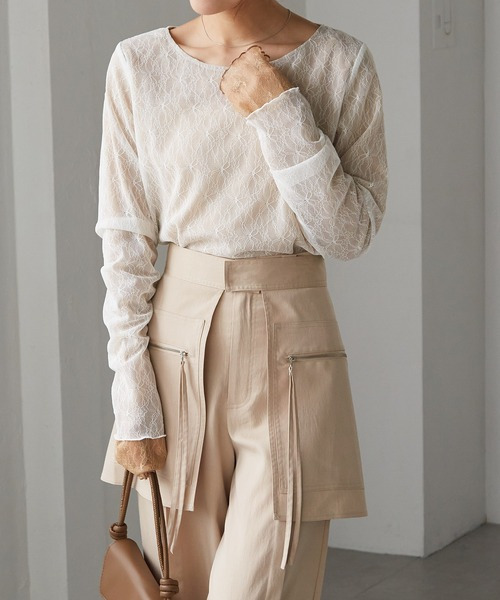 リバーシブルシアーレースT4