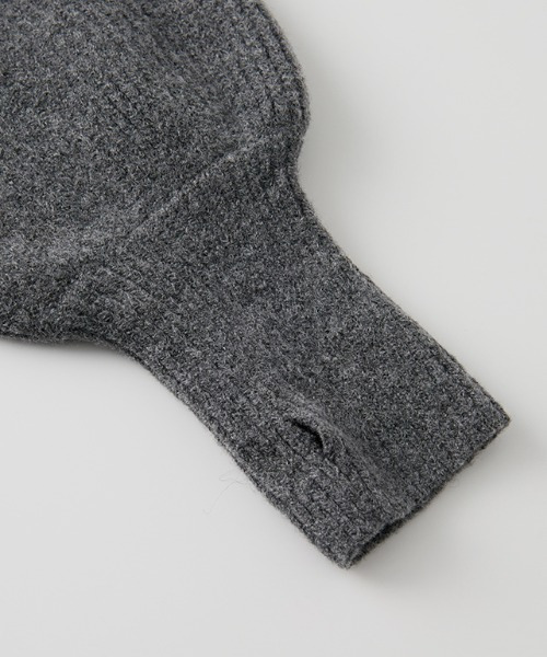 フロントレイヤードVカーディガン7