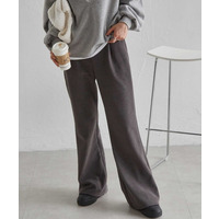 あったか裏起毛ニットコールフレアパンツ