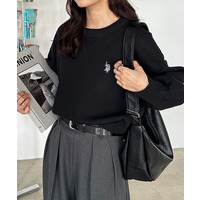 ＜U.S.POLO ASSN.＞別注 刺繍スウェットライクニット