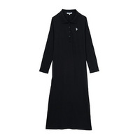 ＜U.S.POLO ASSN.＞別注 ポロ衿長袖リブワンピース