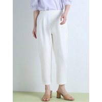 【選べる股下】美脚シルエットタックパンツ（UV対策・防シワ・ストレッチ）　大きいサイズ レディース