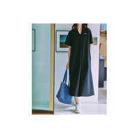 ＜ＦＩＬＡ＞ゆったりフレアポロワンピース　大きいサイズ レディース