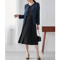 【選べるボトムス】４点セットスーツ　大きいサイズ レディース