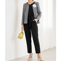 【選べるボトムス】４点セットスーツ　大きいサイズ レディース