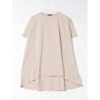 綿100％フレアーシルエットチュニック＜オーガニックコットン＞＜Beautiful Cotton＞　半袖　大きいサイズ レディース　大きいサイズ レディース