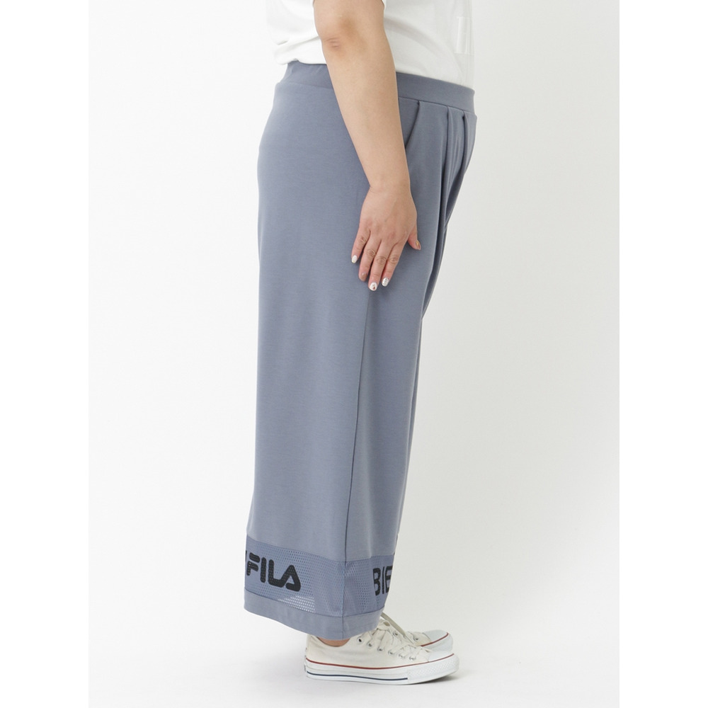 ＜ＦＩＬＡ＞メッシュ切替ワイドパンツ　大きいサイズ レディース12