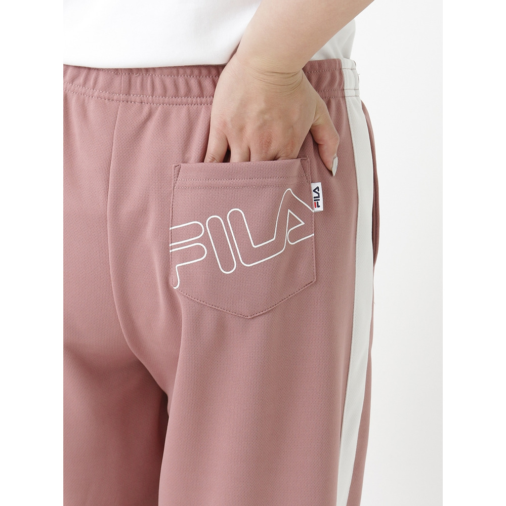 ＜ＦＩＬＡ＞機能付ラインデザインテーパードジャージパンツ　大きいサイズ レディース17