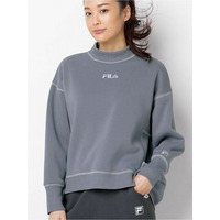 ＜ＦＩＬＡ＞裏起毛配色ステッチプルオーバー　大きいサイズレディース