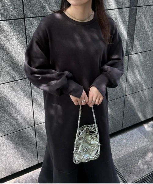 HS毛玉になりにくい!ペプラムワンピース14