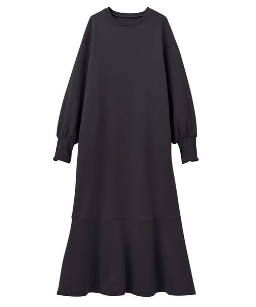 HS毛玉になりにくい!ペプラムワンピース28