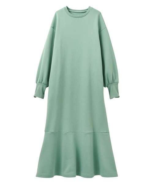 HS毛玉になりにくい!ペプラムワンピース29