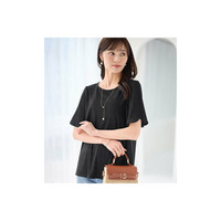 【３つの機能付】ひんやりチューリップ袖Tシャツブラウス