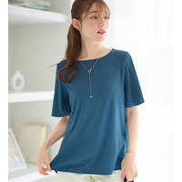 【３つの機能付】ひんやりチューリップ袖Tシャツブラウス