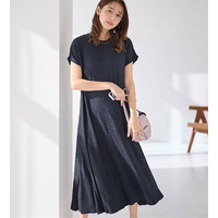 【４つの機能付】楽ちん快適！フレアーワンピース