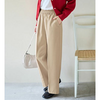 ウエストシャーリングとろみワイドパンツ
