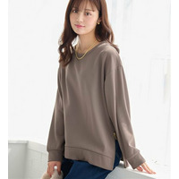 サイドジップあったか裏起毛プルオーバー