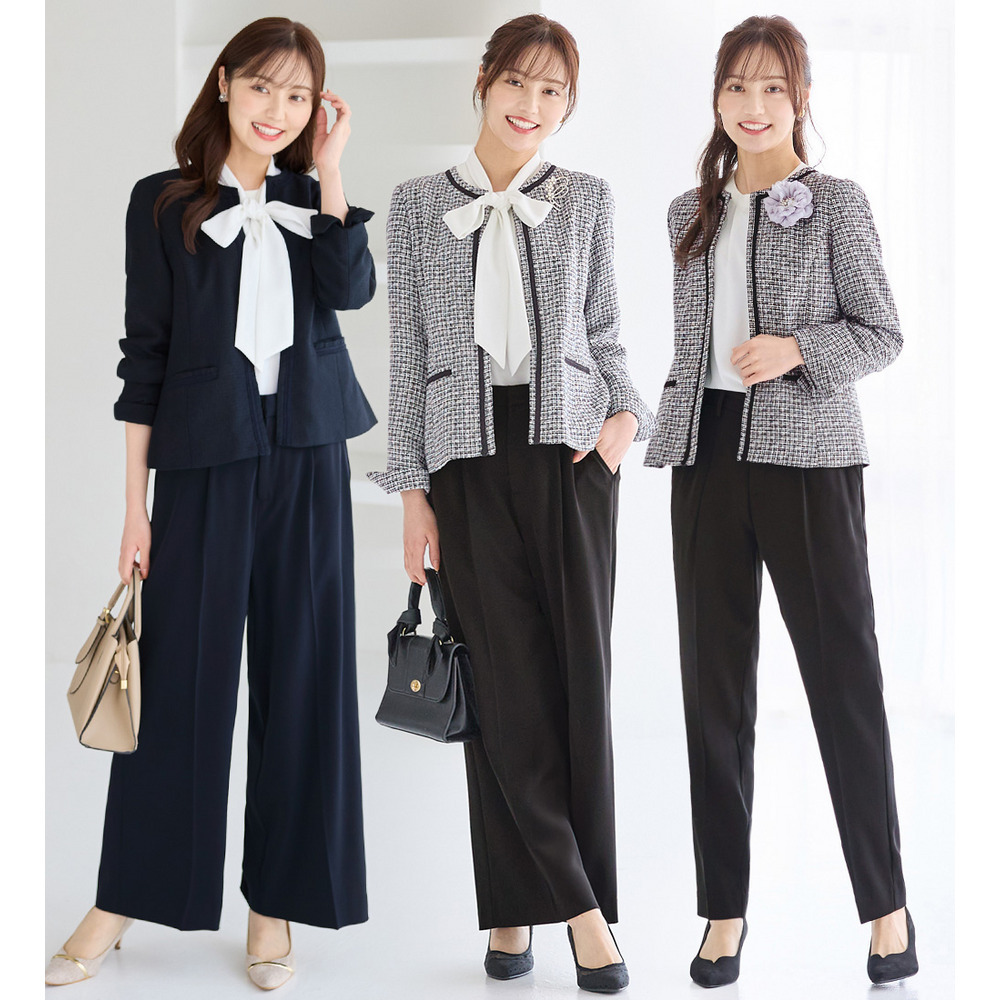 【２点セット】洗える！楽キレイセットアップ　大きいサイズ レディース