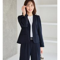 【ブラウス付き３点セット】洗える！多機能セットスーツ　大きいサイズ レディース