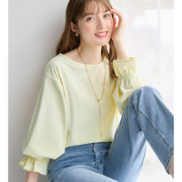 袖タックデザインプルオーバー 大きいサイズ レディース