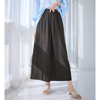 【レギュラー丈】柄＆無地アソートさらさらワイドパンツ