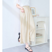 【レギュラー丈】柄＆無地アソートさらさらワイドパンツ