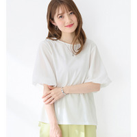 袖異素材バルーンＴシャツ