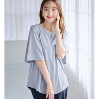 パールデザイン５分袖Ｔシャツブラウス