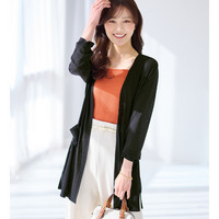 【ミドル丈】さらっと軽いサマーカーディガン