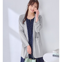 【ミドル丈】さらっと軽いサマーカーディガン