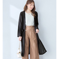【ロング丈】さらっと軽いサマーカーディガン