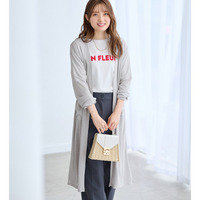 【ロング丈】さらっと軽いサマーカーディガン