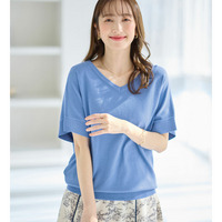 ゆるっと涼やかＶネックプルオーバー