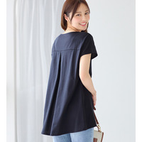 ＜－３ｋｇ＞細見え叶う！ＡラインフレアチュニックＴシャツ