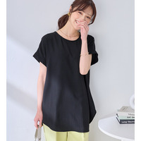 【イージーケア】ドレープＴブラウスチュニック