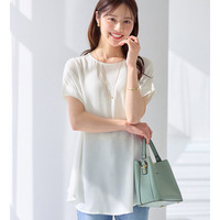 【イージーケア】ドレープＴブラウスチュニック