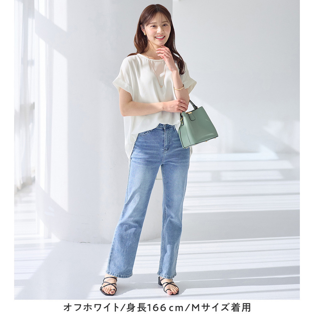 【イージーケア】ドレープTブラウスチュニック25